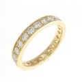 K18YG フルエタニティ ダイヤモンド リング 1.15CT