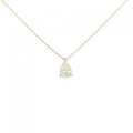 【リメイク】K18YG ダイヤモンド ネックレス 0.828CT M VS2 ペアシェイプ