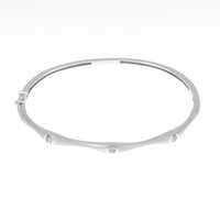 K18WG ダイヤモンド バングル 0.30CT