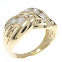 K18YG ダイヤモンド リング 0.65CT