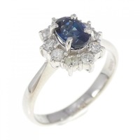 PT サファイヤ リング 0.65CT
