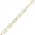 【新品】K18YG ダイヤモンド ブレスレット 6.60CT