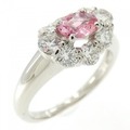 PT パパラチアサファイヤ リング 0.453CT