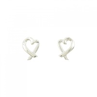 ティファニー ラビングハート ミニ ピアス