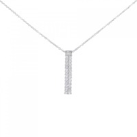 K18WG ダイヤモンド ネックレス 0.50CT
