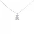 PT ベア ダイヤモンド ネックレス 0.20CT