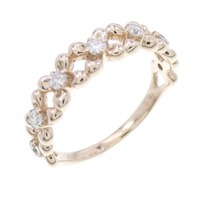 K18PG ダイヤモンド リング 0.23CT