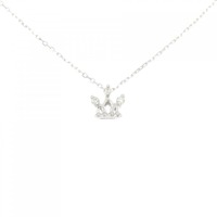 K18WG クラウン ダイヤモンド ネックレス