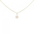 K18YG ダイヤモンド ネックレス 0.09CT
