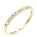 【リメイク】K18YG ダイヤモンド リング 0.20CT