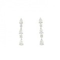 PT ダイヤモンド ピアス 1.00CT