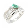 PT エメラルド リング 0.29CT