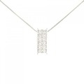 K18WG ダイヤモンド ネックレス 0.30CT