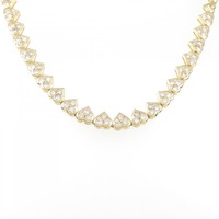 K18YG ハート ダイヤモンド ネックレス 2.81CT