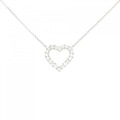 PT ハート ダイヤモンド ネックレス 1.00CT