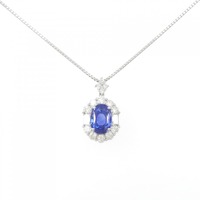 【リメイク】PT 非加熱 サファイヤ ネックレス 5.512CT マダガスカル産