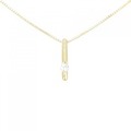 K18YG ダイヤモンド ネックレス 0.19CT