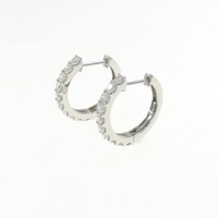 【新品】PT ダイヤモンド ピアス 1.002CT