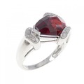 750WG ガーネット リング 4.45CT