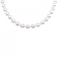 【新品】シルバークラスプ/K14WG 花珠 アコヤパール ネックレス イヤリングセット 7.5-8mm