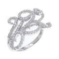 18KWG ダイヤモンド リング 0.77CT