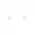K18YG ソリティア ダイヤモンド ピアス 1.118CT