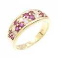 K18YG ルビー リング 0.67CT