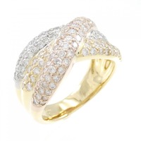 K18YG/PT/K18PG ダイヤモンド リング 1.00CT