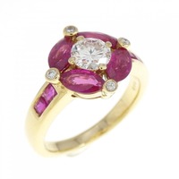 18KYG ルビー リング 1.35CT