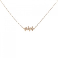 K10PG ダイヤモンド ネックレス 0.02CT