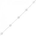 K18WG ダイヤモンド ブレスレット 0.50CT