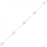 K18WG ダイヤモンド ブレスレット 0.50CT