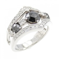 K18WG ダイヤモンド リング 1.81CT