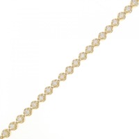 K18YG ダイヤモンド ブレスレット 1.00CT