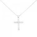 PT クロス ダイヤモンド ネックレス 2.66CT