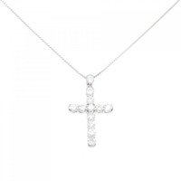 PT クロス ダイヤモンド ネックレス 2.66CT
