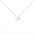 PT ソリティア ダイヤモンド ネックレス 1.158CT