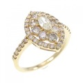 【新品】K18YG ダイヤモンド リング 1.00CT