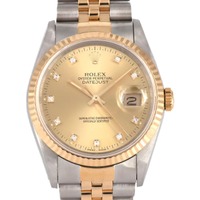 ロレックス デイトジャスト 16233G. SSxYG 自動巻 E番