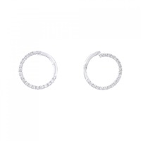 K18WG ダイヤモンド ピアス 1.00CT