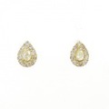 【新品】K18YG ダイヤモンド ピアス 0.30CT