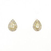 【新品】K18YG ダイヤモンド ピアス 0.30CT