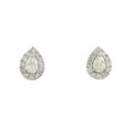 【新品】PT ダイヤモンド ピアス 0.44CT