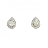 【新品】PT ダイヤモンド ピアス 0.44CT