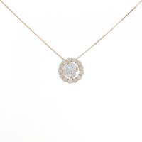 K18PG ダイヤモンド ネックレス 1.002CT G SI2 3EXT