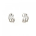 K18WG ダイヤモンド ピアス 0.20CT