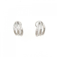 K18WG ダイヤモンド ピアス 0.20CT