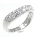 PT パヴェ ダイヤモンド リング 0.50CT
