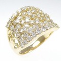 K18YG ダイヤモンド リング 2.25CT