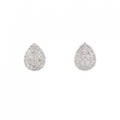 K18WG ダイヤモンド ピアス 1.00CT